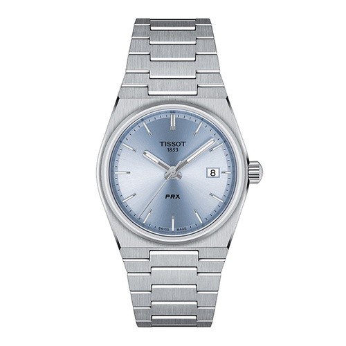 Tissot PRX 35 mm. ทิสโซต์ พีอาร์เอ็กซ์ สีฟ้า T1372101135100 นาฬิกาผู้หญิงผู้ชาย