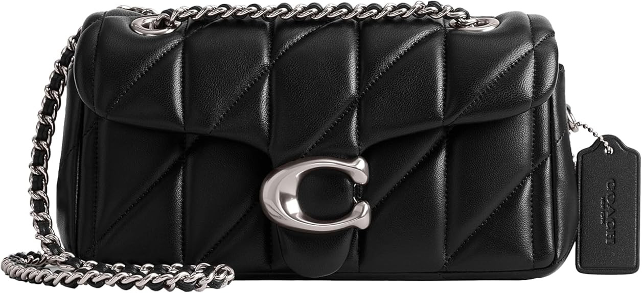 COACH Women's Quilted Tabby Shoulder Bag, 20 inches, with Chain