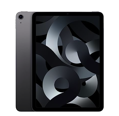 Early 2022 Apple iPad Air 5th Gen (10.9 inch, Wi-Fi, 64GB) Space Gray (Renewed)